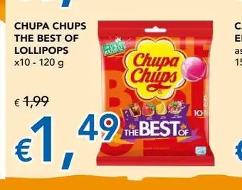 Migross Supermercati e Market Chupa chups the besto of lollipops x10 - 120 g offerta