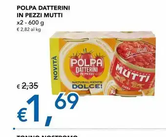Polpa datterini in pezzi mutti