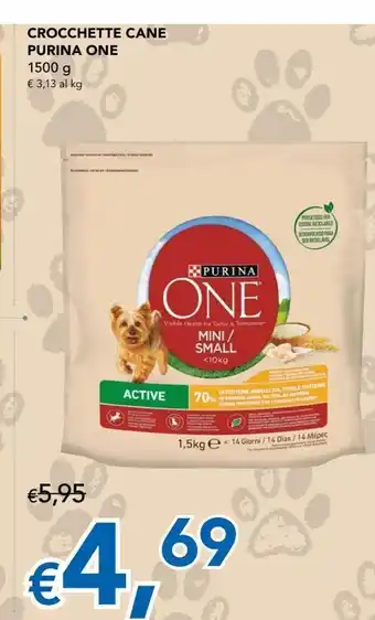 Crocchette per cani purina one