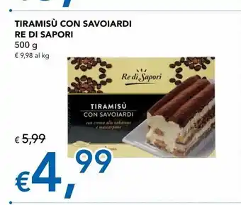 Tiramisù con savoiardi re di sapori
