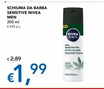 Migross Supermercati e Market Schiuma da barba sensitive nivea men offerta