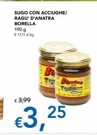 Sugo con acciughe / rahu d''anatra borella 190 g