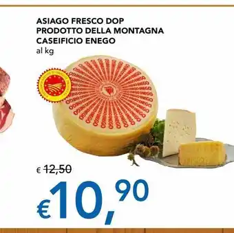 Asiago fresco d.o.p prodotto della montagna caseificio enego