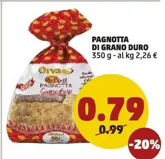 PENNY Orva Pane offerta