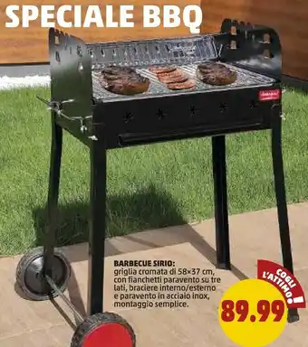 PENNY Sirio Barbecue a carbonella offerta