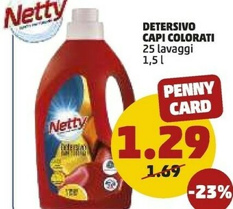 PENNY Detersivo lavatrice offerta