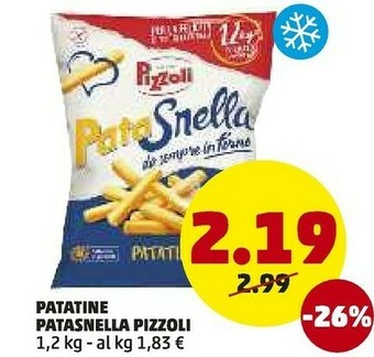 PENNY Pizzoli Pata Snella Patatine offerta