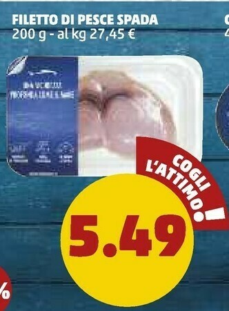 PENNY Penny Filetto Di Pesce Spada offerta