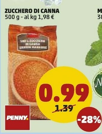 PENNY Penny Zucchero Di Canna offerta