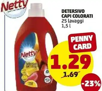 PENNY Netty Detersivo Capi Colorati offerta
