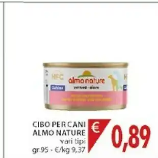Mercatò Almo Nature Cibo Per Cani offerta