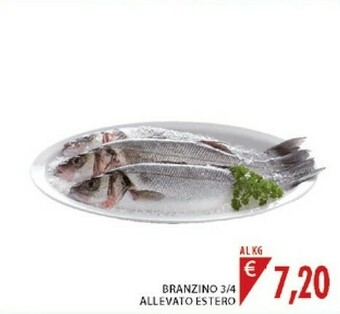 Mercatò Branzino 3/4 Allevato Estero offerta