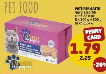 PENNY Cibo per gatti offerta