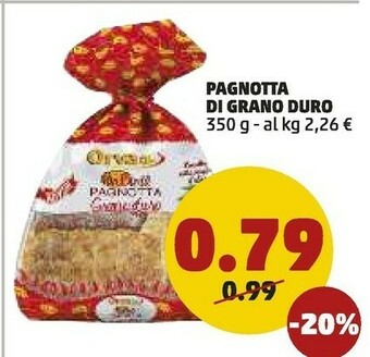 PENNY Orva Pane offerta