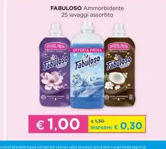 Acqua & Sapone Ammorbidente fabuloso 25 lavaggi offerta