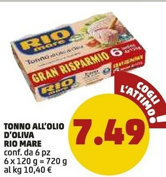 PENNY Rio Mare Tonno All'olio Oliva offerta