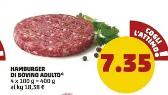 PENNY Penny Hamburger Di Bovino Adulto offerta