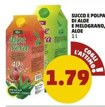 PENNY Penny Succo E Polpa Di Aloe E Melograno/ Aloe offerta