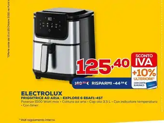 Euronics Friggitrice ad aria electrolux offerta