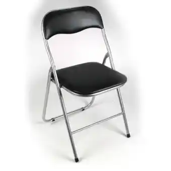 Sedia pieghevole basica- nera