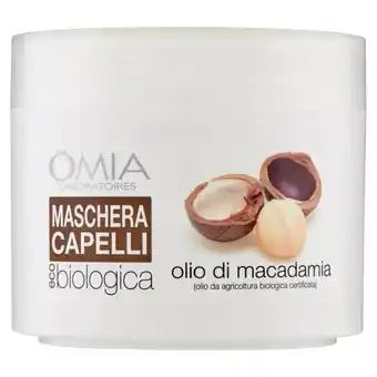 Omia laboratoires eco biologica maschera capelli olio di macadamia 250 ml