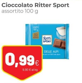 Coop Ritter Sport Cioccolato assortito 100 g offerta