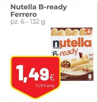 Coop Ferrero Nutella B-ready pz. 6 - 132 g offerta