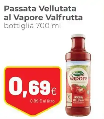Coop Valfrutta Passata Vellutata al Vapore bottiglia 700 ml offerta