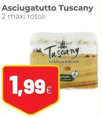 Coop Tuscany Asciugatutto 2 maxi rotoli offerta