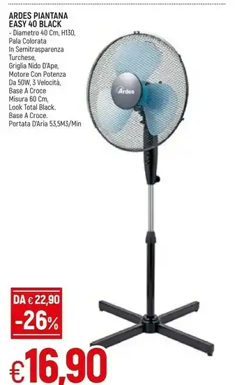 Famila Ardes Ventilatore offerta