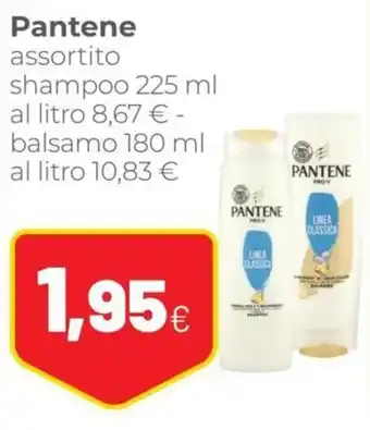 Coop Pantene assortito shampoo 225 ml / balsamo 180 ml offerta