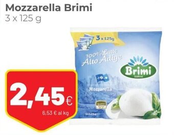 Coop Brimi Mozzarella 3 x 125 g offerta