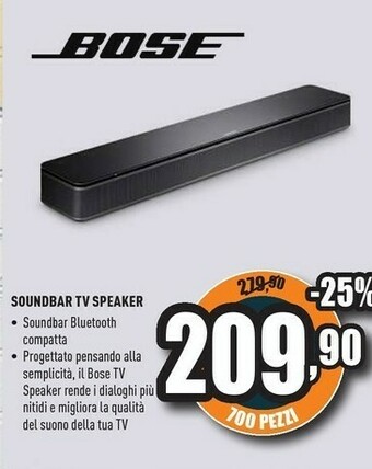 Bose Soundbar TV Speaker
