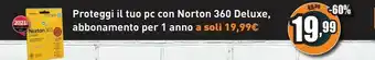 Unieuro NortonLifeLock Norton 360 Deluxe 1 Anno/i offerta