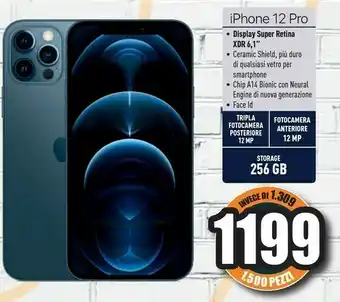 Unieuro Apple IPhone 12 Pro 256GB - Oro offerta