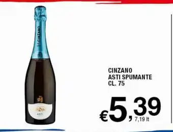 Sigma Superstore Cinzano Asti Spumante Cl. 75 offerta