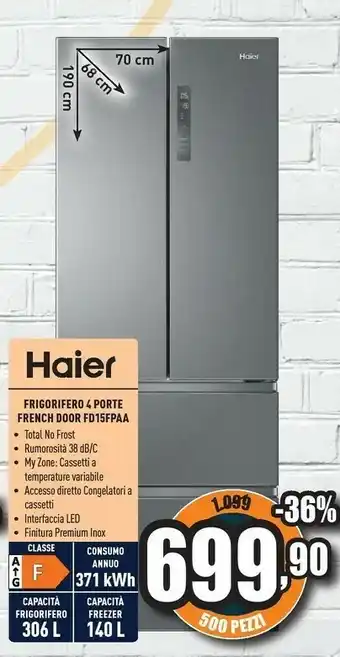 Unieuro Haier FD15FPAA offerta