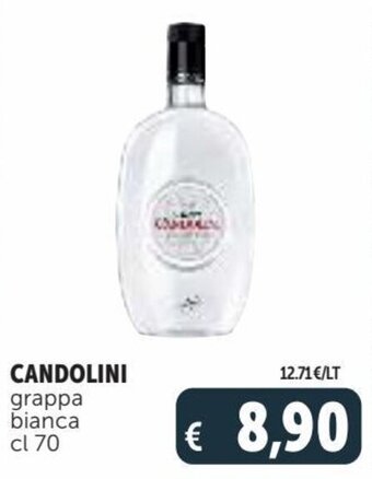 Deco Supermercati Candolini grappa bianca cl 70 offerta