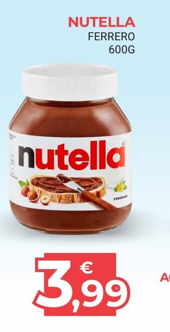 Eté Nutella Ferrero 600 g offerta
