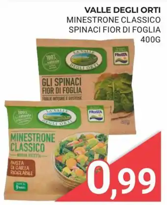 La Valle Degli Orti Minestrone Classico Spinaci Fior di Foglia 400 g