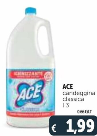 Deco Supermercati Ace Candeggina Classica L 3 offerta