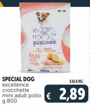 Deco Supermercati Special Dog excellence crocchette mini adult pollo g 800 offerta