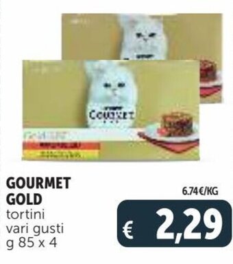 Deco Supermercati Gourmet Gold tortini vari gusti g 85 x 4 offerta