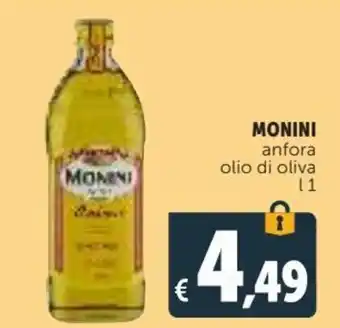 Deco Supermercati Monini anfora olio di oliva l 1 offerta