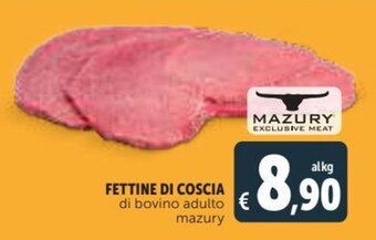 Deco Supermercati Fettine di Coscia di bovino adulto mazury offerta