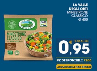 SeBón Supermercati La Valle Degli Orti Minestrone Classico g 400 offerta
