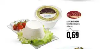 Madis Sapori Umbri Ricotta di Mucca offerta