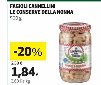 Coop Fagioli cannellini le conserve della nonna offerta