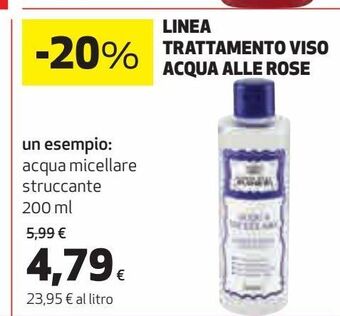 Coop Linea trattamento viso acqua alle rose offerta