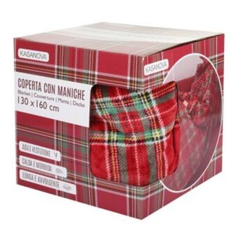Kasanova Coperta con maniche 130x160 cm tartan offerta